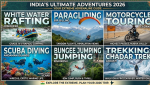Top Adventurous Sports in India 2026: Locations, Cost and Best Time to Visit